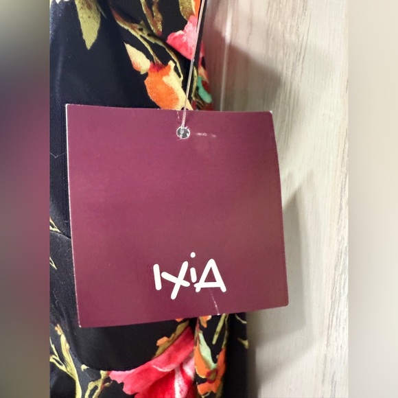 Ixia Rose Floral Poetry Pinup Dress-Black-Medium NWT - Picture 5 of 6